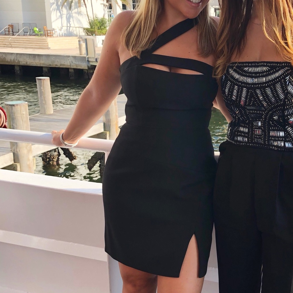 BCBG MAXAZRIA Black Mini Dress